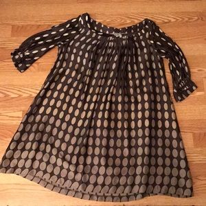 Zara woman silk tunic dress